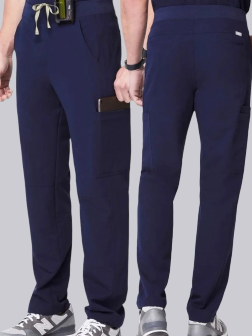 FIGS Axim 2.0 Cargo Scrub Medical Work Pants Navy Solid Men's Size Large